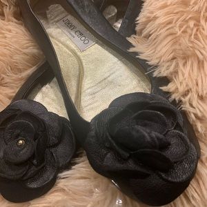 Jimmy Choo black flats